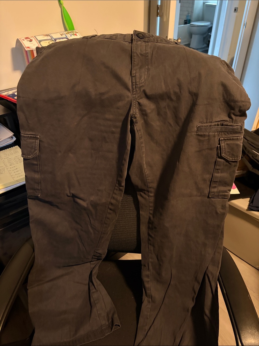 Dickies Men's Cargo Pants in Dark Brown Utility Style
